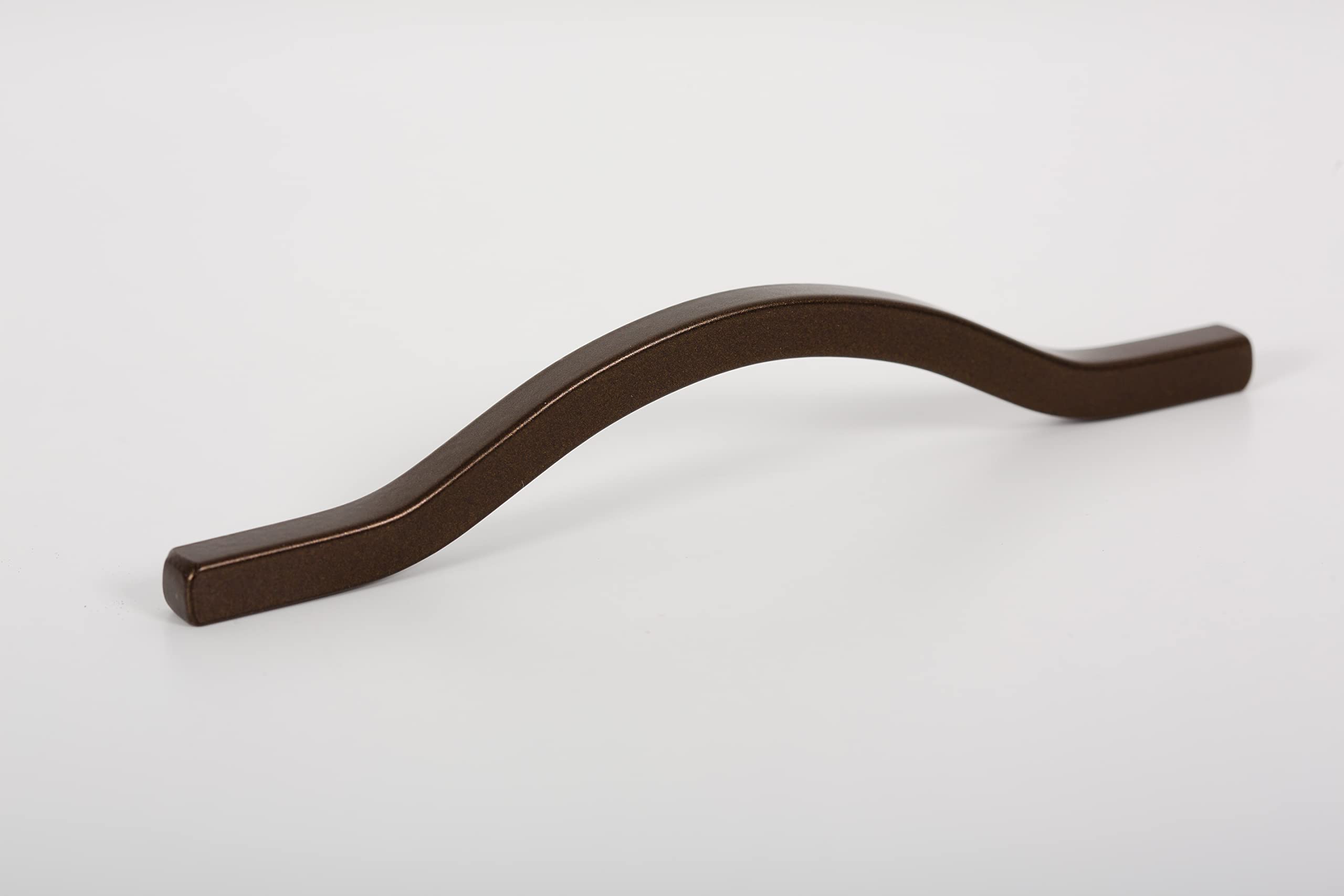 Gedotec Brown Brave Furniture Handles Aluminium | 1 Piece - Folding Door Handles For Gripping | Modern Vintage Industrial Design | Length: 160 Mm | Cupboard Handles - Drawer Handles - Kitchen Handles
