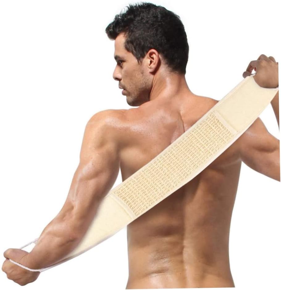 KUYYFDS Loofah Sponges Back Scrubber for Bath and Shower Loofah Body Pad with Back Strap, Body Exfoliating Set, 100% Loofah Natural Sponge Body Brushes : Beauty & Personal Care