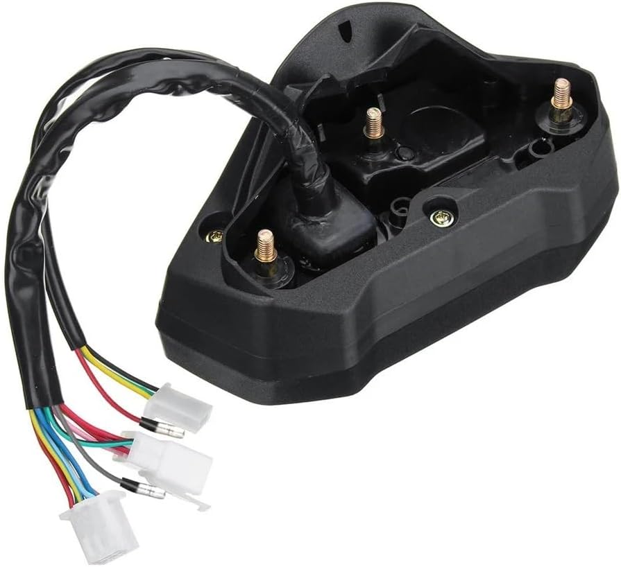 タコメーター 12000RPM オートバイデジタルタコメーターユニバーサルデジタルバックライト電子スピードメーター走行距離計 【スピードメーターゲージクラスターメータースズキ】