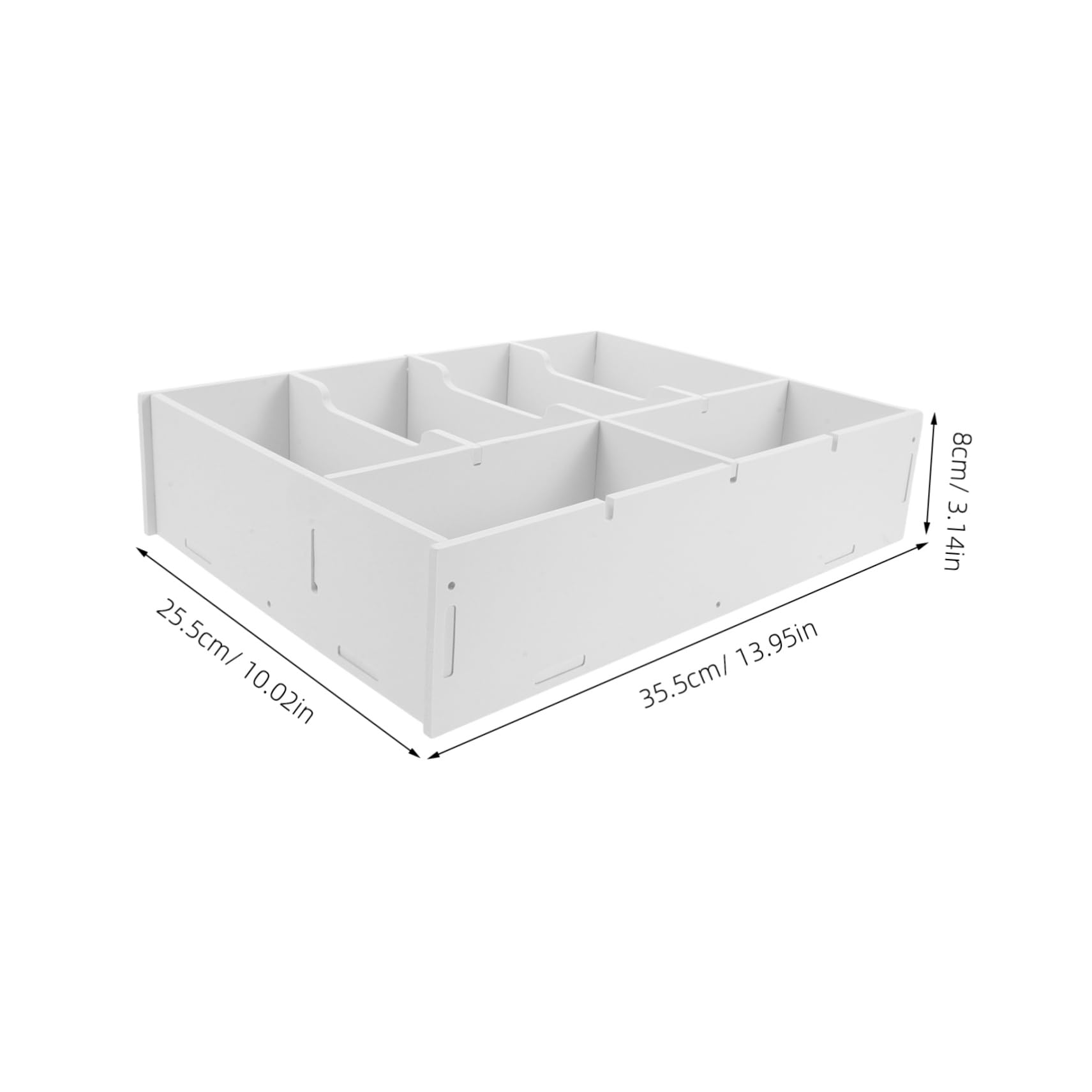 OUNONA Caja Organizadora Para Dinero Con 6 Compartimentos, Tamaño Compacto, Plástico Resistente, Separador Multifuncional Para Monedas y Billetes, Adecuado Para Oficina y Supermercado