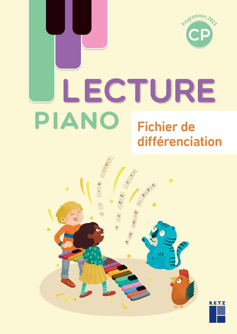 Lecture Piano CP - Fichier de différenciation - Programmes 2025