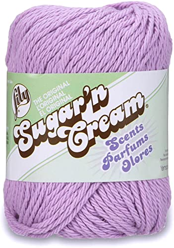 Image of Lily Sugar'N Cream Lavender Scents Yarn - 6 Pack of 57g /2oz - Cotton - 4 Medium (Worsted) - 95 Yards - Knitting /Crochet