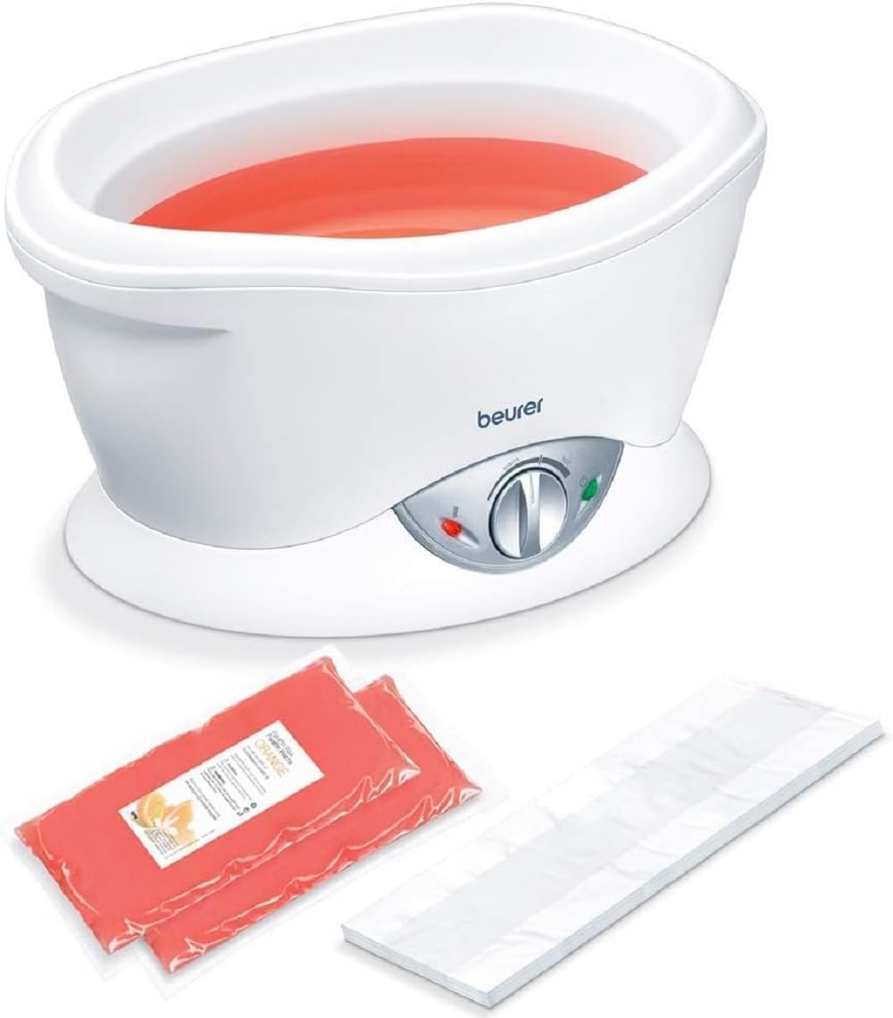 MP 70 Paraffin Wax Bath | For supple & soft skin on your hands, feet and elbows | Promotes deeper absorption of moisture and nutrients| Includes 2 x 450g of scented paraffin wax + plastic foils