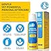 Dr. Piercing Aftercare Spray 4.0 oz Sterile Saline Solution - Gentle Mist Cleaner for Ear Nose and Body Piercings - Simple Two Ingredient Formula