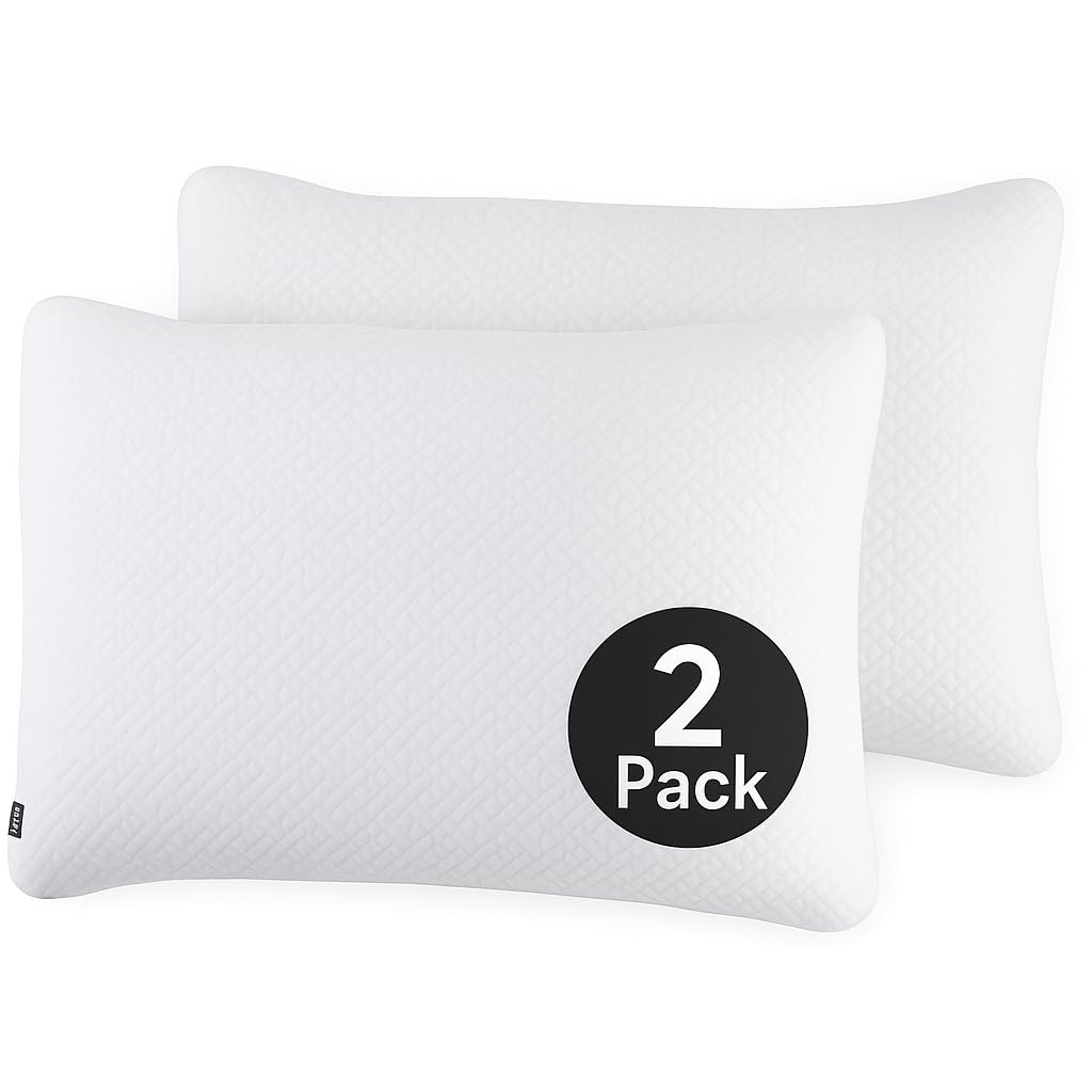 Amazon.com: Brookstone TempSense Down Alternative Pillow Set