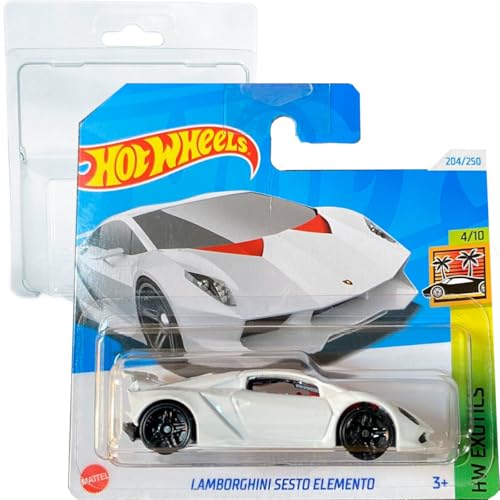 Hot Wheels Lamborghini Sesto Elemento HW Exotics 4/10 (204/250) HTC23 2024 + Protector Short Card Frikimonkey