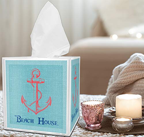 Rnk Shops Chic Beach House Tissue Box Cover #TOP1