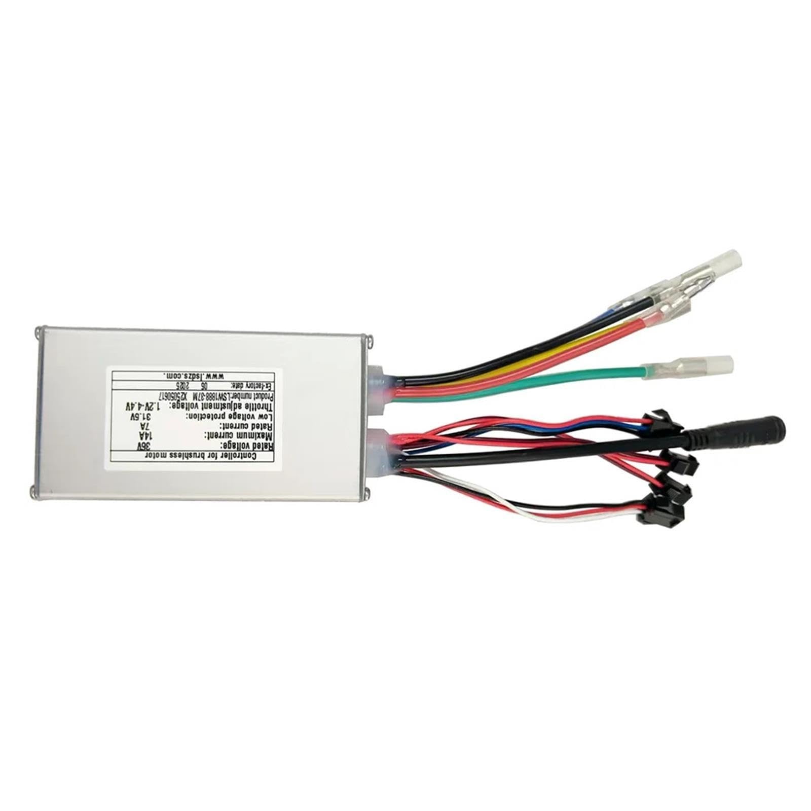 Kontroler silnika bezszczotkowego prądu stałego LSW1888-37M 36V 14A do skuterów elektrycznych części prędkości akcesoria MTB regulator prędkości