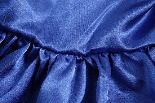Tuliptrend Full Length Hooded Cloak Christmas Halloween Cosplay Costume Capeus M (Tag Size L (L=150Cm Blue #TOP4