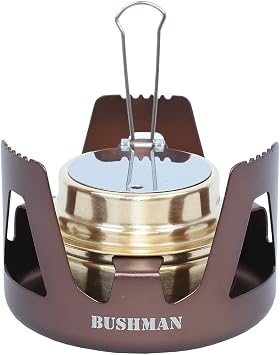 Bushman Cooker Stove Brass Burner Brown