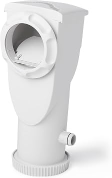 Funsicle SkimmerPlus 1000 GPH 2-in-1 Filter Pump and Skimmer System with Clamps and 1.5" Hose Fitting for Above Ground Swimming Pools
