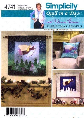 Ange de Noël patron de couture Simplicit 4741 et couette patchwork PatchouliWorld
