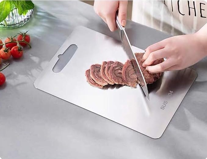 Taglieri in acciaio inox per cucina, lavabili in lavastoviglie