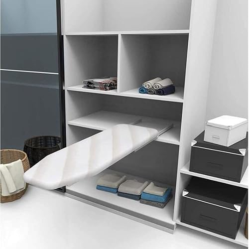 Miniatura 6 de Tabla de planchar retráctil extraíble para guardar en el cajón, fácil de instalar, tabla de planchar ocultaplegable,