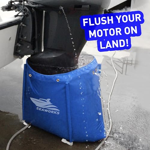 Bolsa para enjuague de motor fuera de borda para motores marinos y sterndrives miniatura 5