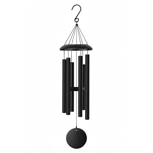Pvifvi Wind Chimes for Outside Deep Tone 38" Large WindChimes with 6 Tubes 100% Rustproof Aluminum