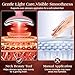 Face and Neck Massager Tool with Heat & 3 Light Therapies, Smart Vibration, Red-Light-Therapy and EMS Modes, Gua Sha Facial Tools for Face and Neck Skin Care and TMJ Care