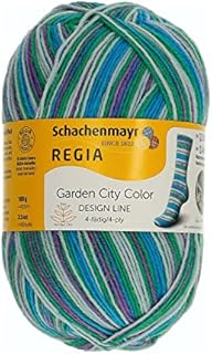 Regia Hand Knitting Yarn, 75% Virgin Wool, 25% Polyamide, Clematis, One Size