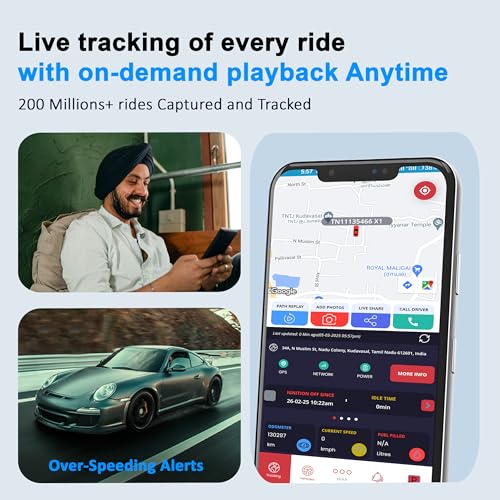 Image of Acumen Track GO GPS Tracker for Car (with 4G SIM) - Wireless GPS Device for Kids, Bike, Car, Scooty or Anything | Magnet Device | Voice Monitoring | 10,000 mAh Battery | 1 Year Android + iOS |