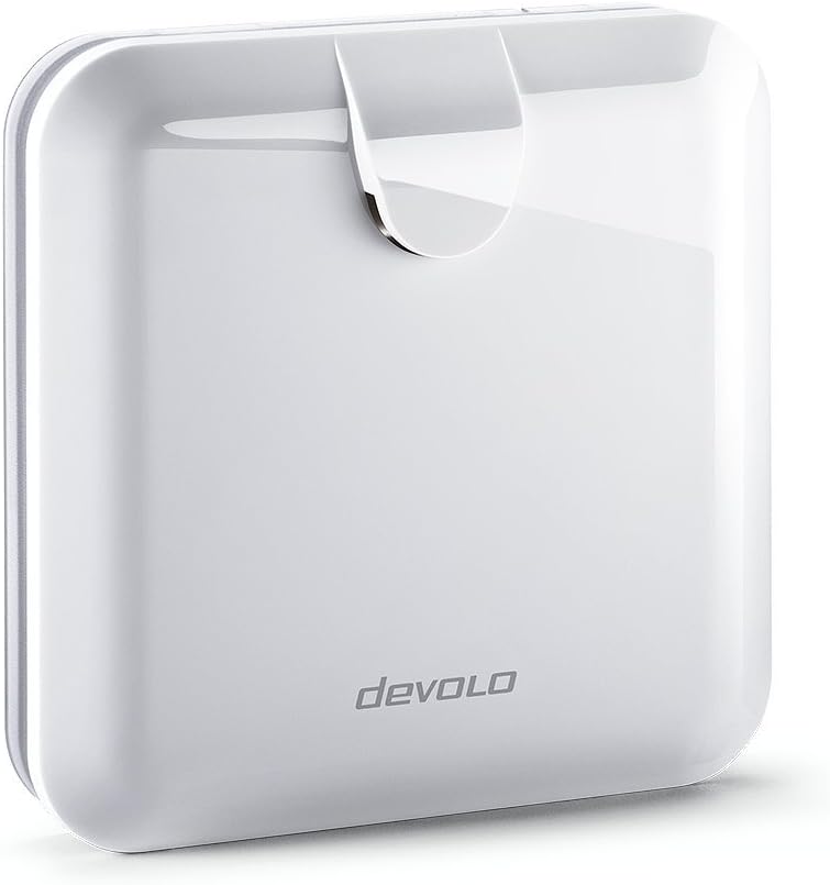 Devolo Home Control Siren (for Smart Homes Easy Set Up Via IOS and Android Apps, 230 V Socket, Battery, Smart Home Actuator, Z Wave, Home Automation, Wireless, Wlan, Home Control) White