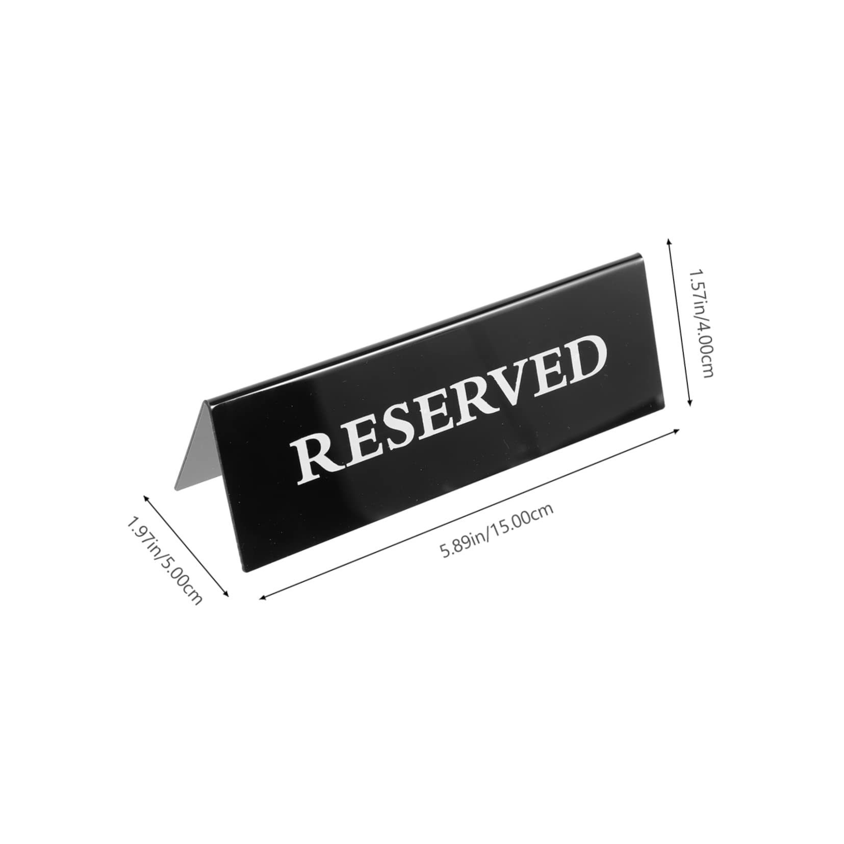 CIYODO 2Pcs Reserved Seating Signs for Weddings Events Table Reservation Signs for Restaurants Cafes Parties Formal Gatherings