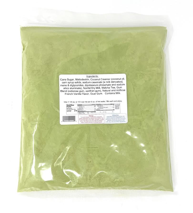 Té Matcha Latte Verde en polvo 2 libras miniatura 2