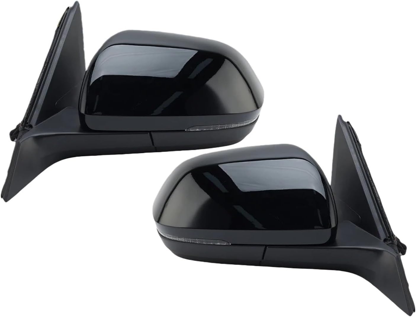 8 Pin Rearview Mirror Assembly Compatible For VW Teramont/Atlas 2018-2021 Heated Blind Spot Light Side Car Accessories(1 pair)