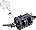 YUOCU Multi Functional Dual Head Grip Swivel Clamp Head Holder Bracket Mounting Adapter Compatible for Light Stand,Extension Boom Arm and Photography Studio Flash Reflector