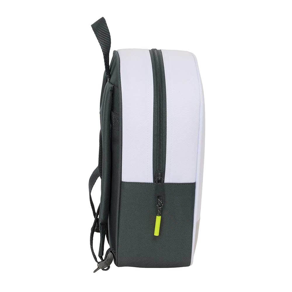 Mochila Real Madrid Viaje Gran Capacidad y Respaldo Acolchado Licencia Oficial Resistente Niños, Jóvenes y Adultos