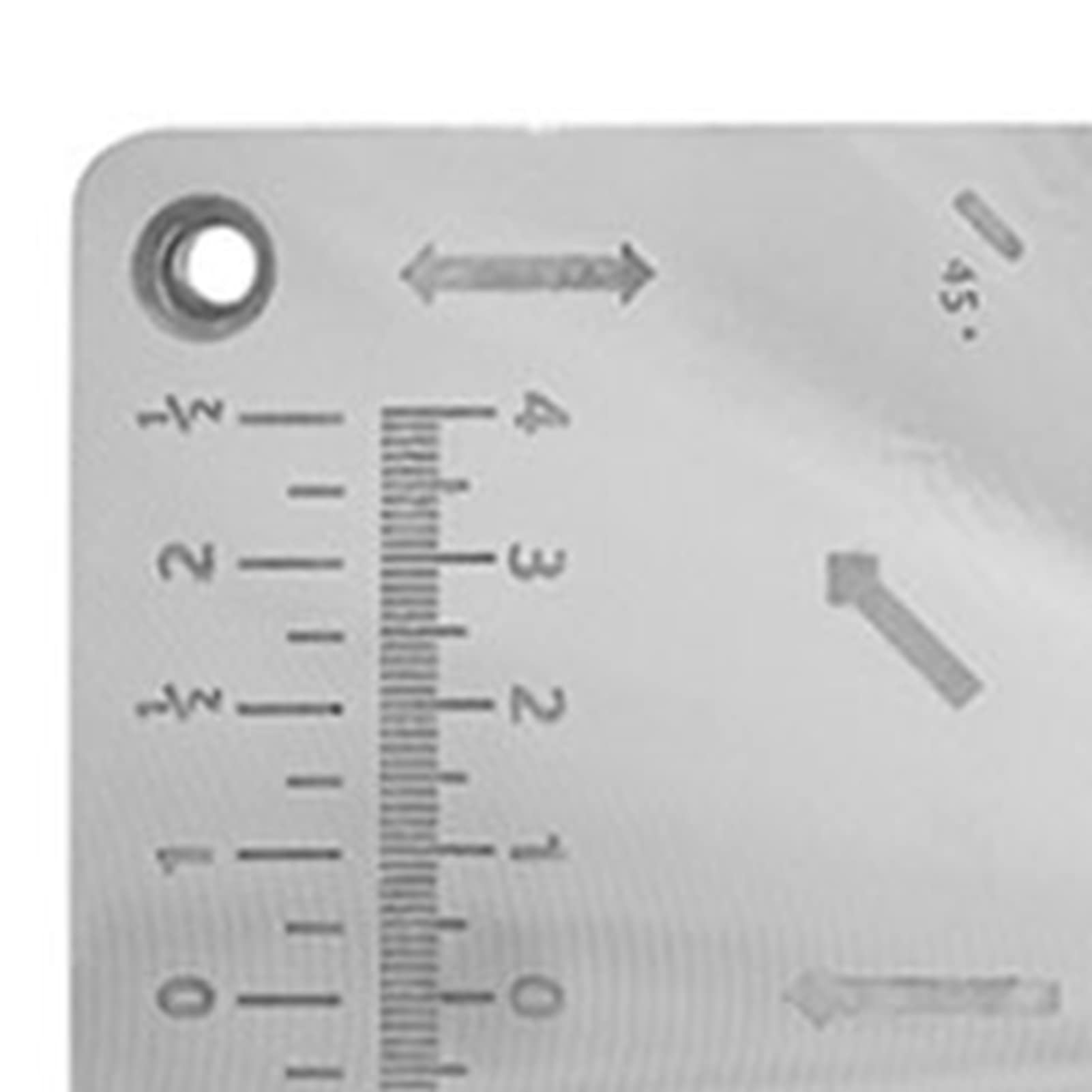Maszyna do przycinania Flip Plate Stop aluminium Prowadnica do frezowania Stół Fazowanie deski Łatwe w obsłudze Części do elektronarzędzi dla majsterkowiczów Obróbka drewna