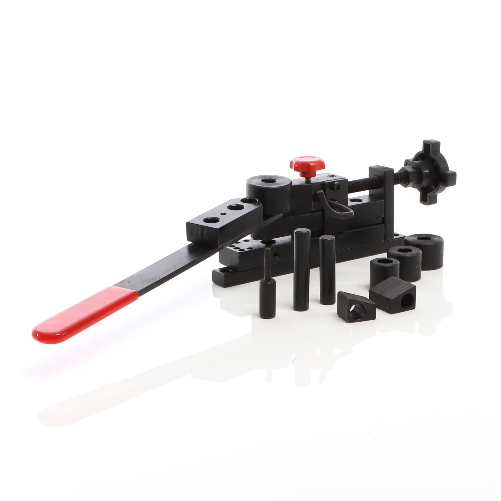 Xpotool Red, Black Universal Pipe Bender For Round And Flat Material Form Bending Machine With Accessories