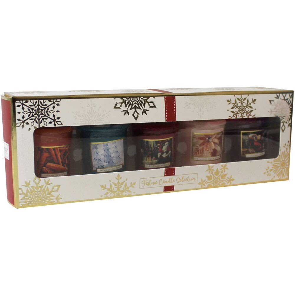 Starlytes Festive Candle Selection - Set Of 5
