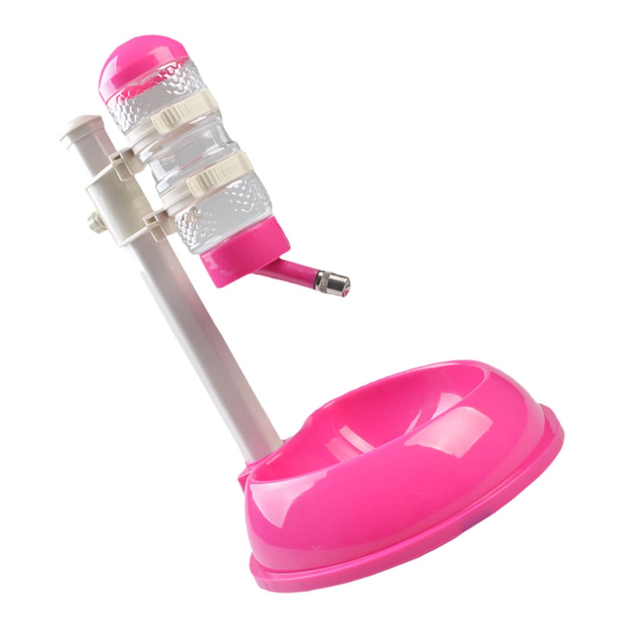 Dispensador Automático de Agua Botella para Tazón Ajustable y Mascotas