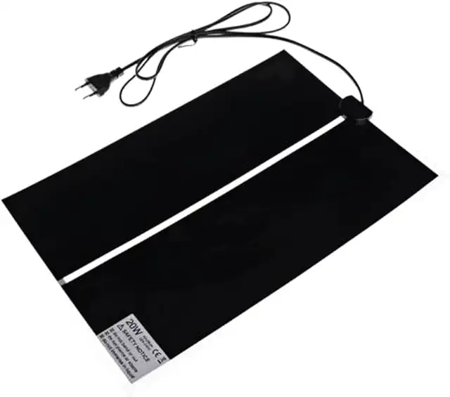 Tapis Chauffant Terrarium HOMEAMM - 5W à 20W, Température Ajustable pour Reptiles