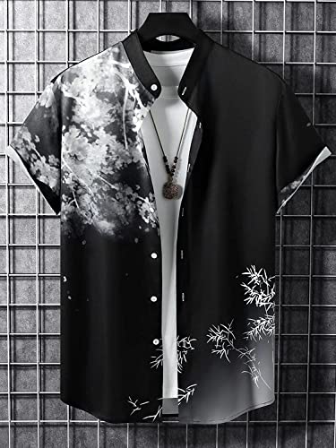 Image of Men's Lycra Digital Print Casual New Shirt Casual Shirts