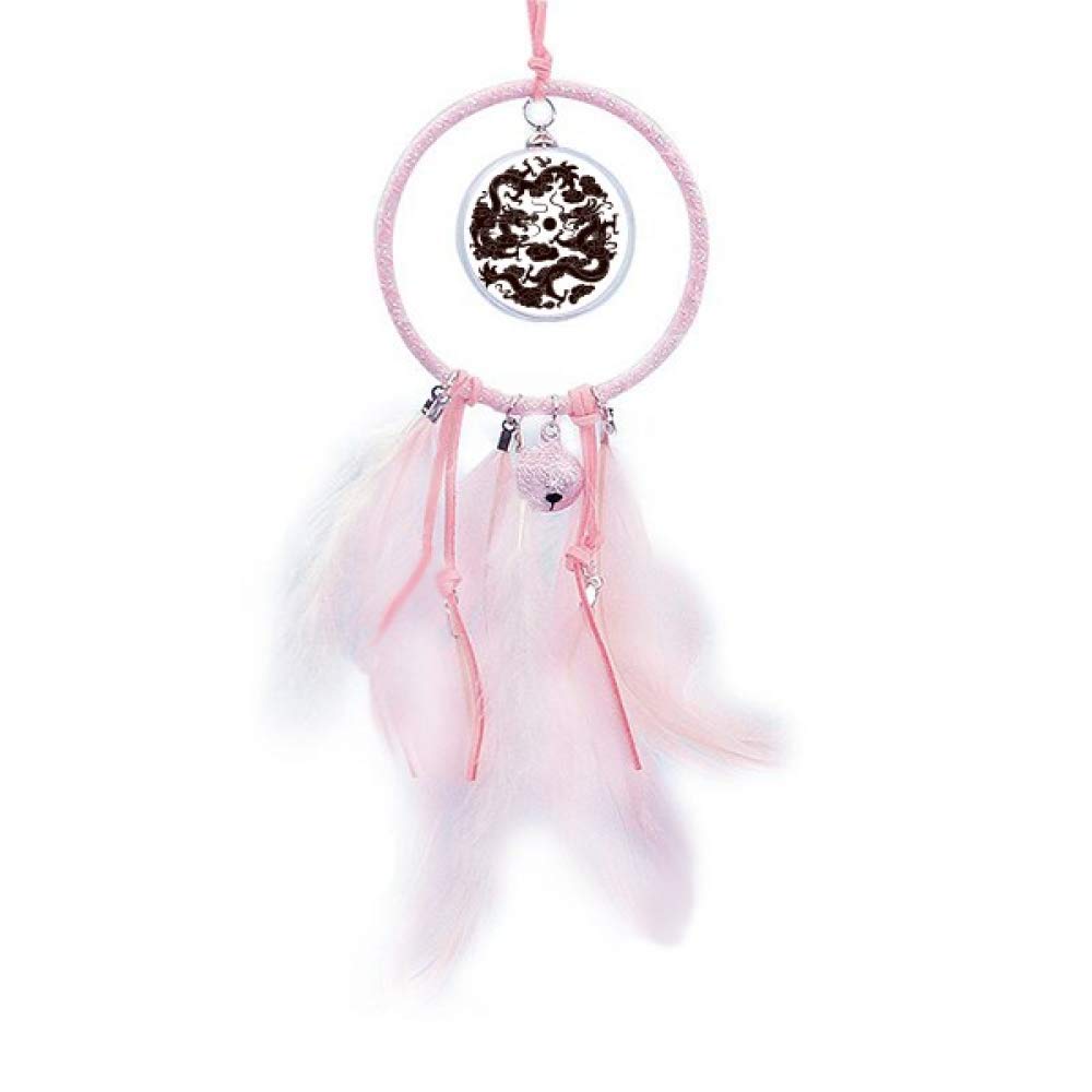 Atrapasueños de dragón chino con perla como regalo original de decoración para el hogar