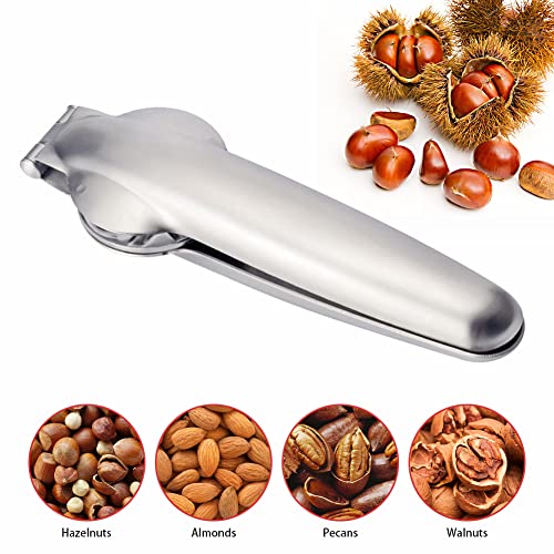 Uposao Chestnut Tongs, Nut Tongs, Metal Nut Decorater, Nut Tongs, Hazelnut Clips, Chestnut Opener - Image 3