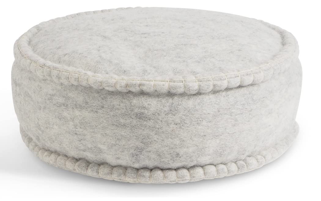 Aveva Cojín de suelo para meditación, Aveva: raw Grey