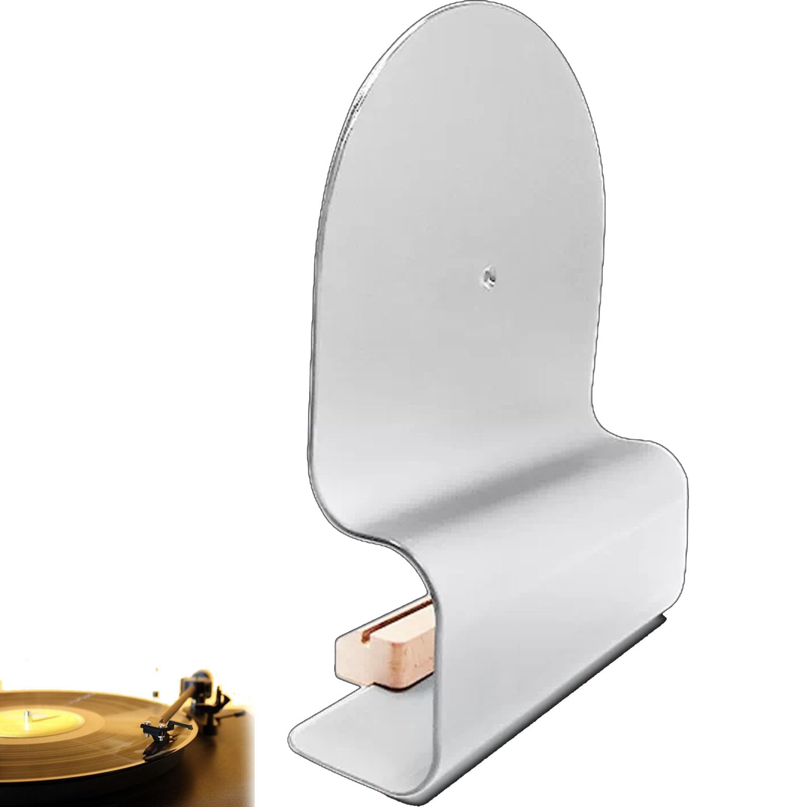 Coperchio Antipolvere per Giradischi, in Acrilico Satinato, per Proteggere I Dischi, 35,5 X 28 X 10,4 Cm. Blocca La Polvere, Protegge I Dischi, Migliora La qualità del Suono, Ideale per
