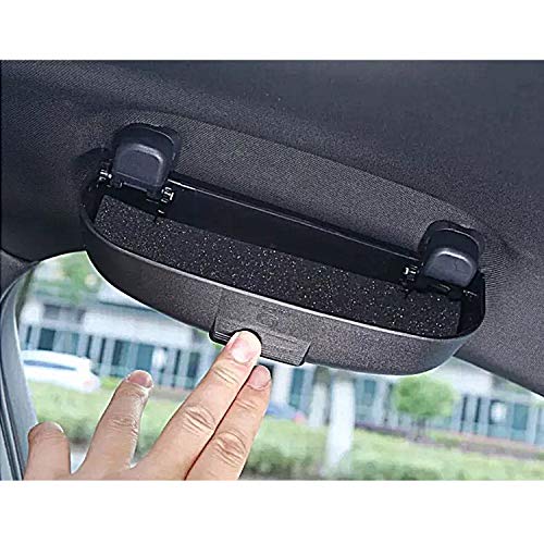 LFOTPP 2016-2019 2020 Volvo XC90 Car Sunglasses Sun Glass Holder Case Eyeglasses Storage Box, Interior Accessories Autos Parts (Black) - Thumbnail 3