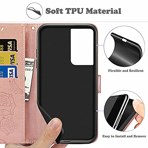 Vinanker Cover per Samsung Galaxy S21 Ultra, Flip