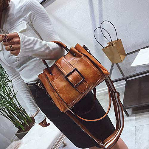 Bolso de mujer de gran capacidad en cuero sintético miniatura 3