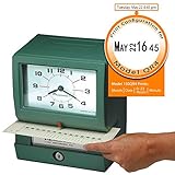 Acroprint 150QR4 Heavy Duty Automatic Time Recorder, Prints Month, Date, Hour (0-23) and Minutes Time Clock