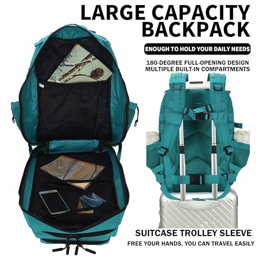 Image of Military Tactical Backpack 45L /25L 3 Day Assault Pack Molle Daypack Hiking Backpack for Men and Women