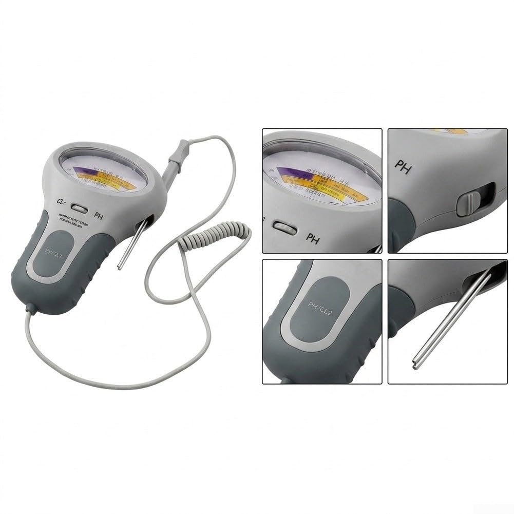 Analizador Digital de Piscina para cloro y pH Portátil Analizador