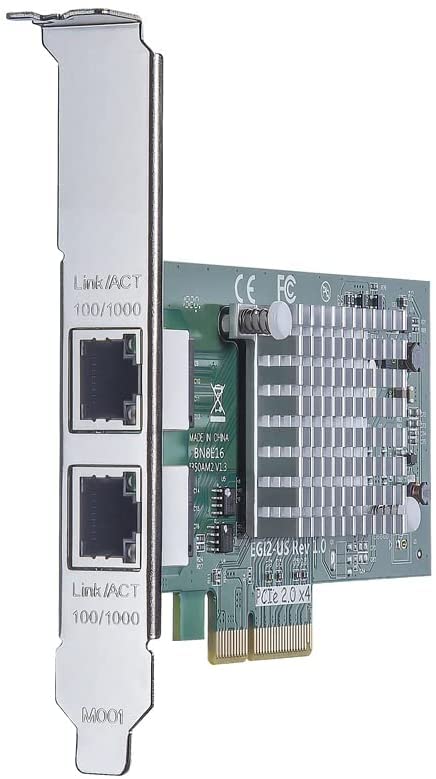 ipolex 1.25G Ethernet Network Card, 2x RJ45+ Port, 10GbE NIC Compare to Intel I350-T2 - Image 3