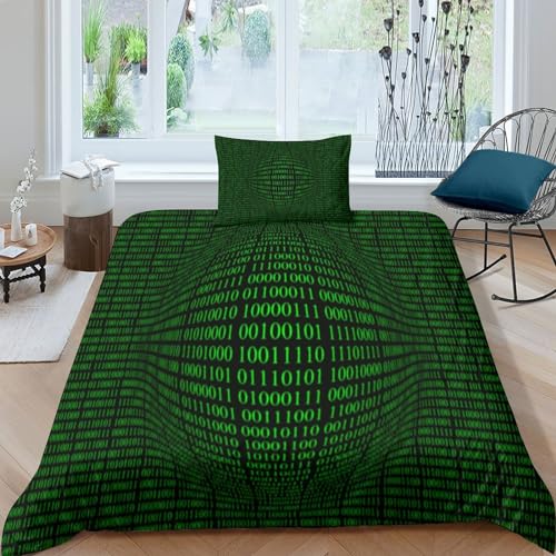 Housse de couette avec fermeture éclair 135x200 microfibre pour lit enfant facile à border - 2