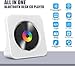 Gueray CD Player Portable Bluetooth Desktop CD Player for Home with Timer Built-in HiFi Speakers with LCD Screen Display Boombox FM Radio USB Type-c