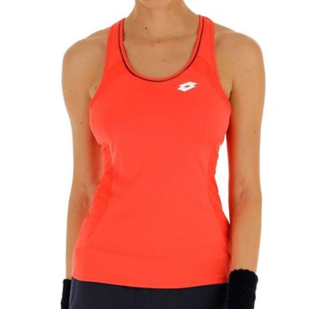 Lotto Ladies Squadra PL Tank Top White Dark Grey XL Outerwear