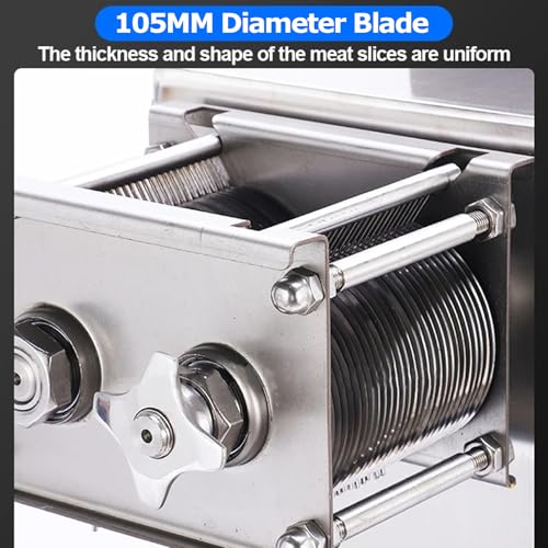 Cortadora de carne eléctrica acero inoxidable 1500W miniatura 4